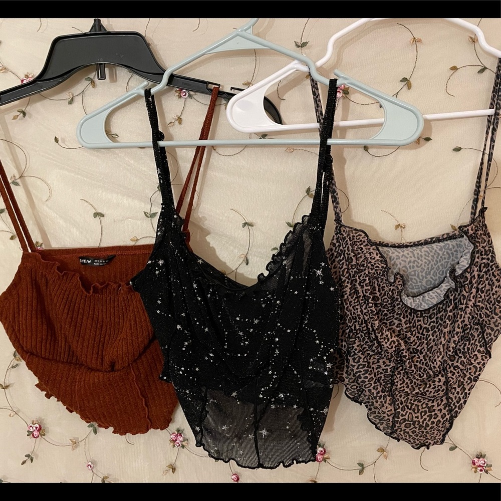 3 Small Crop tank tops!
